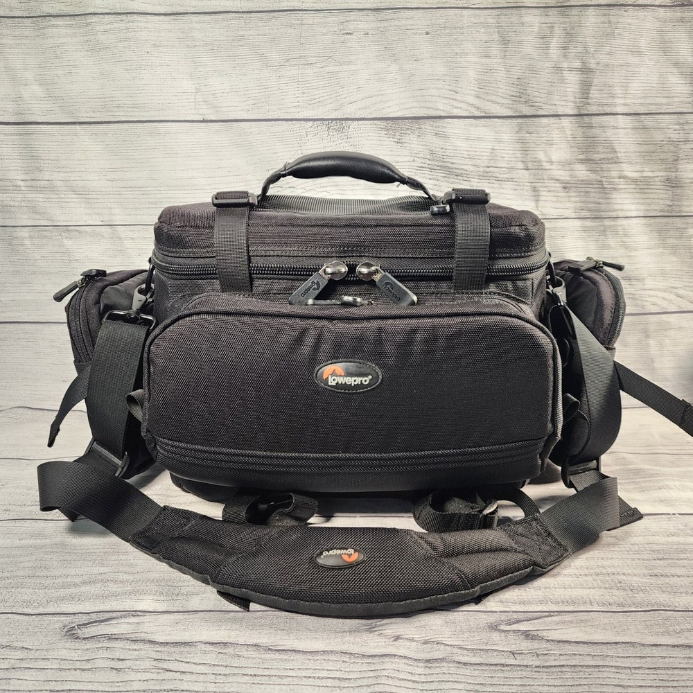 Lowepro Compact AW Camera Bag Black Shoulder Gadget Bag with All Weather Cover